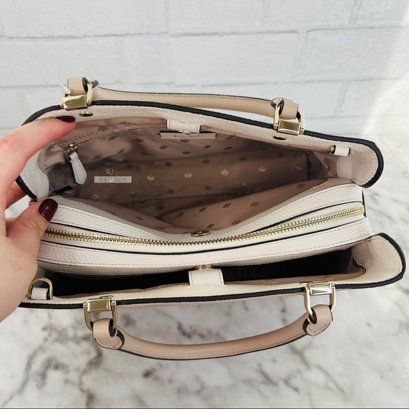 Kate Spade Triple Compartment Satchel Tote Crossbody & Large Continental Wallet - Picture 10 of 16